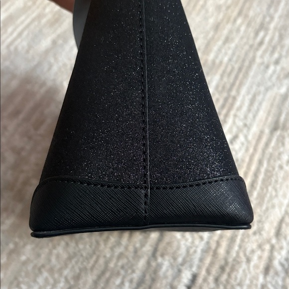 Kate Spade Shimmery Glitter Top Zip Satchel Purse with Crossbody strap - Picture 7 of 11